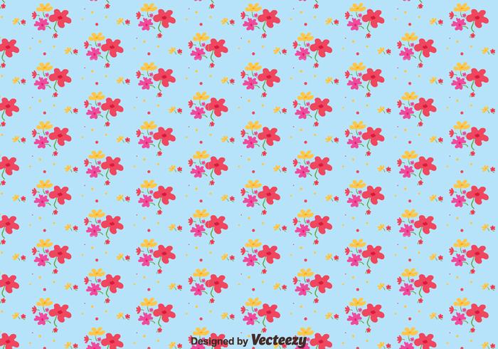 Flower Ditsy Print Pattern Vector