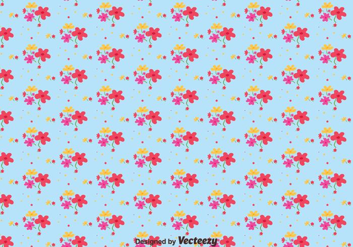 Flower Ditsy Print Pattern Vector