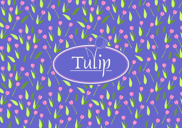 Tulip Disty Pattern Vector