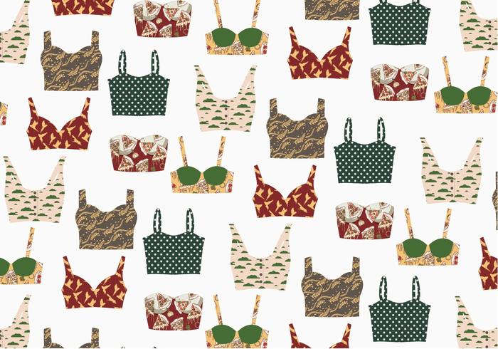 Bustier Pattern Vector