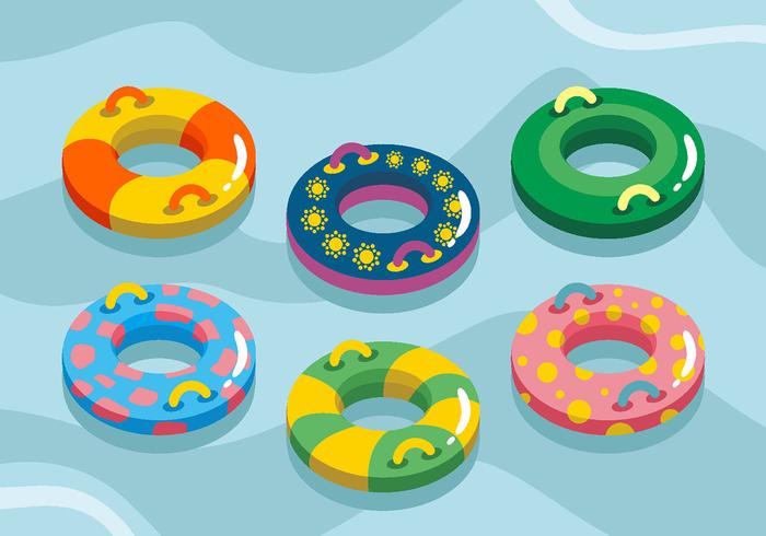 Swimming Inner Tube Vector Pack