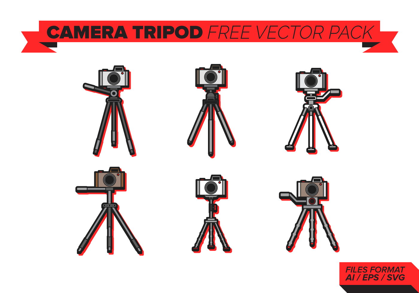 Camera Tripod Free Vector Pack Download Free Vectors, Clipart