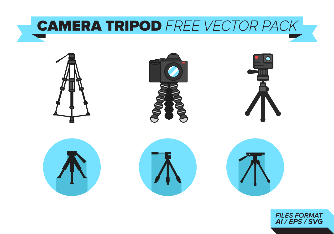 Camera Tripod Free Vector Pack Download Free Vectors, Clipart