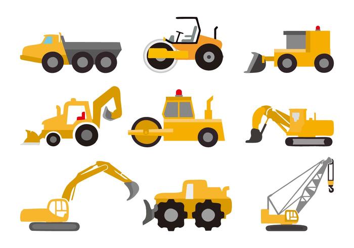 Vector de construcción de vehículos gratis