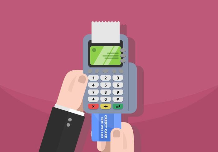 Card Reader Illustration vector