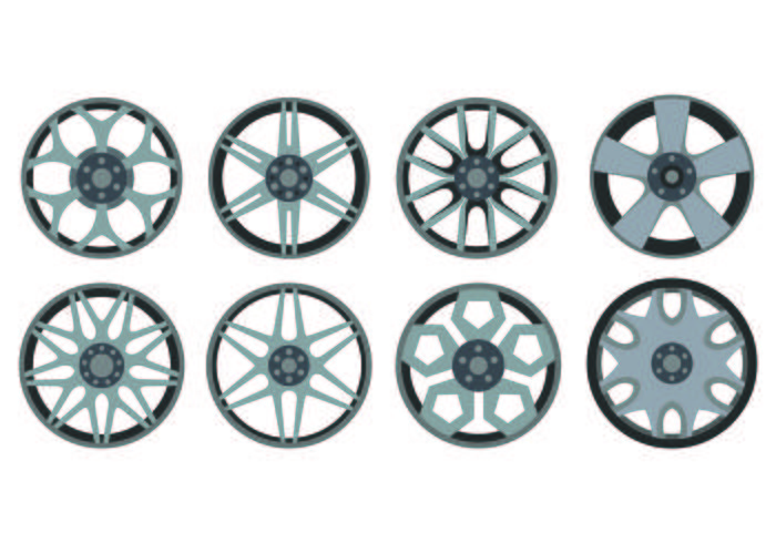Icon Of Alloy Wheels vector