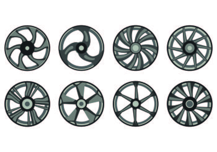 Icon Of Alloy Wheels vector