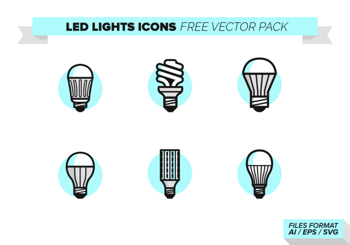 Led Lights Icons Free Vector Pack Led Lights Icons Free Vector Pack