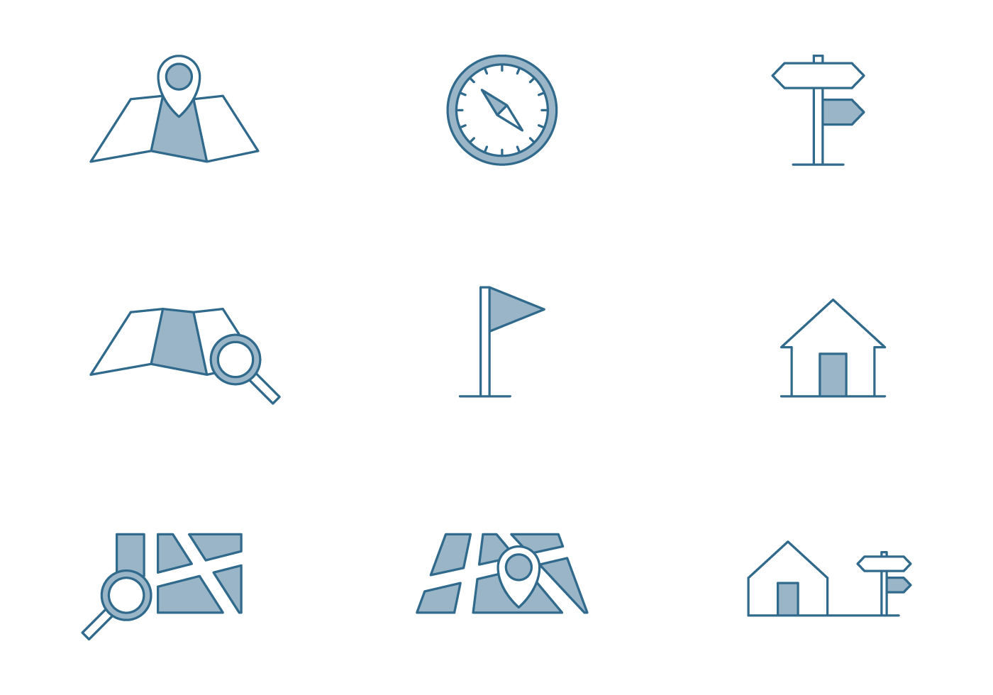 Download Map Icon Free Vector Art - (26208 Free Downloads)