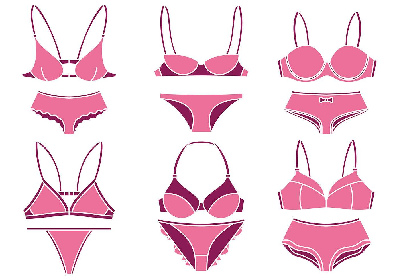 Bra vector icon design, ladies undergarments 17315936 Vector Art