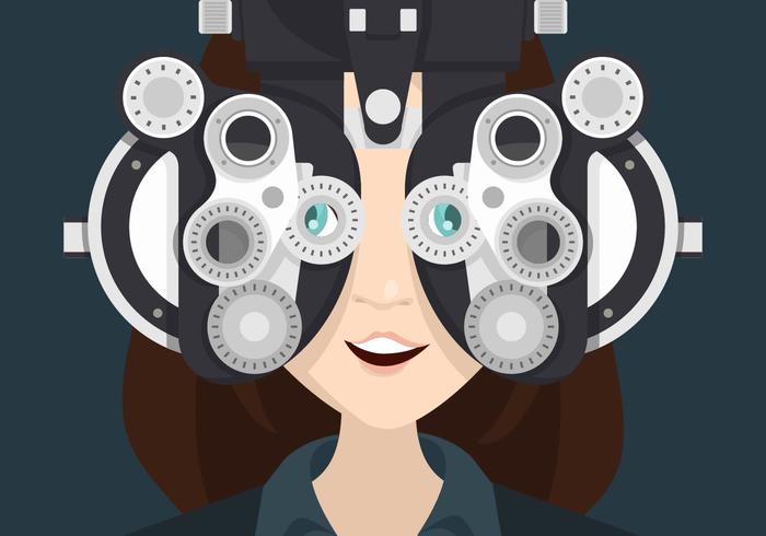 Eye Test Illustration vector