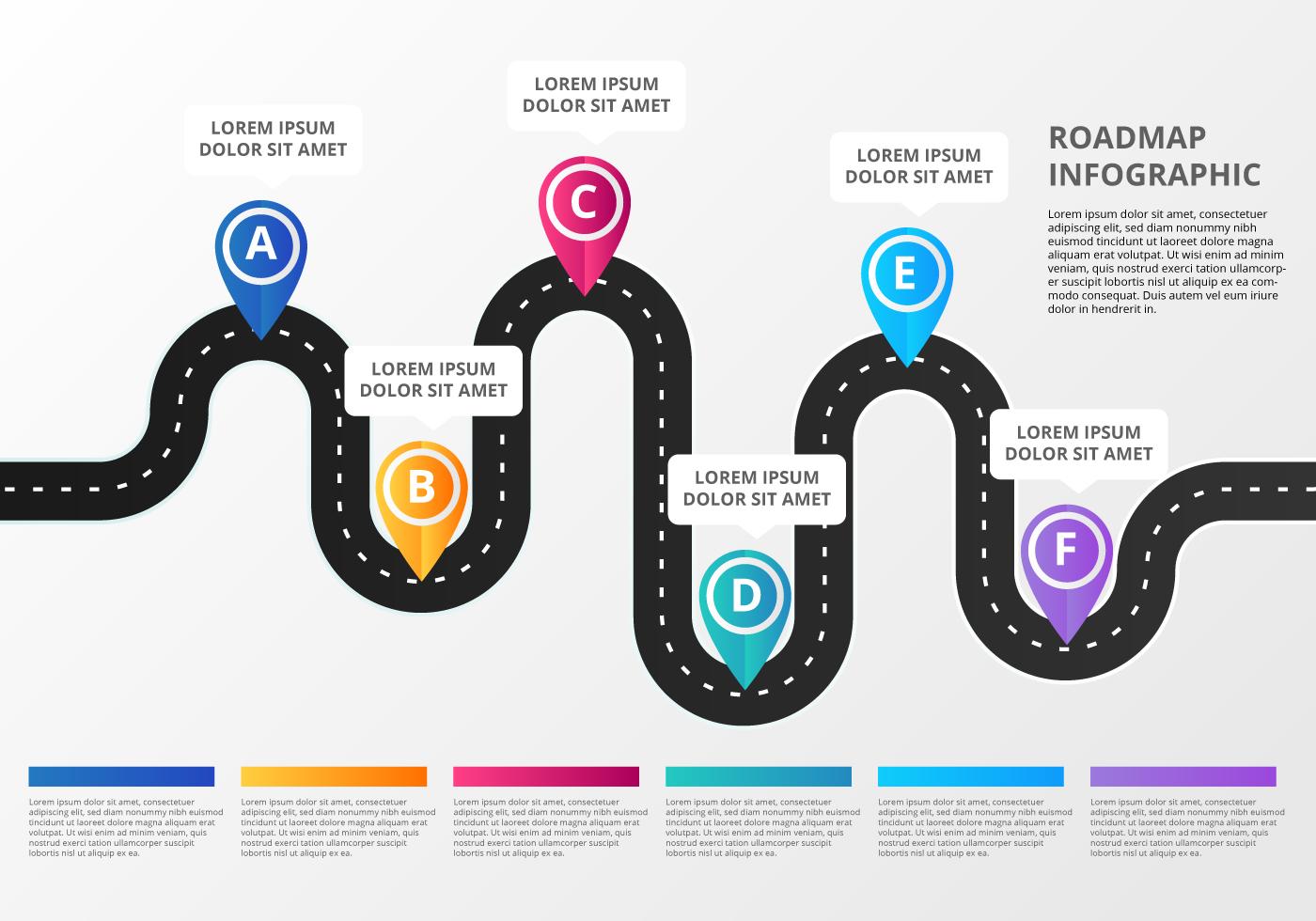 Roadmap Infographic 151773 Vector Art At Vecteezy