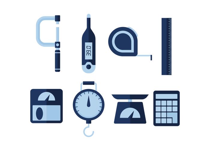 Measuring Tools Vector Icons