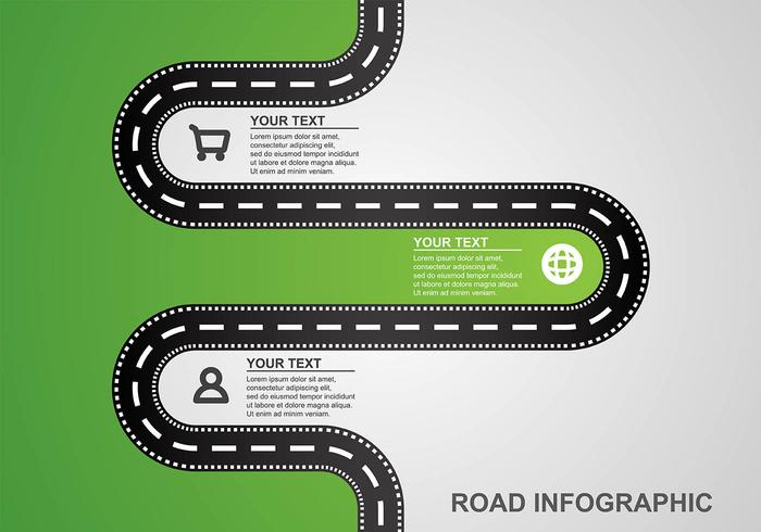 Roadmap Infographic Vector