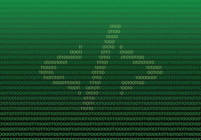 Source Code Symbol On Binary Number Background vector