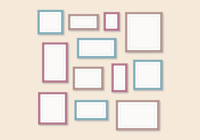 Set Of Frames vector