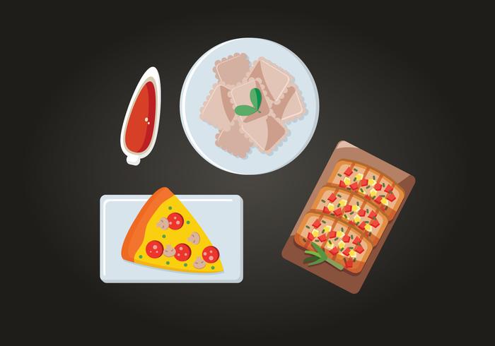 Italian Dish Vector