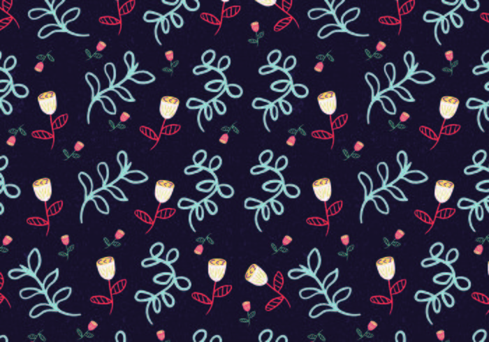 Floral Ditsy Pattern Vector
