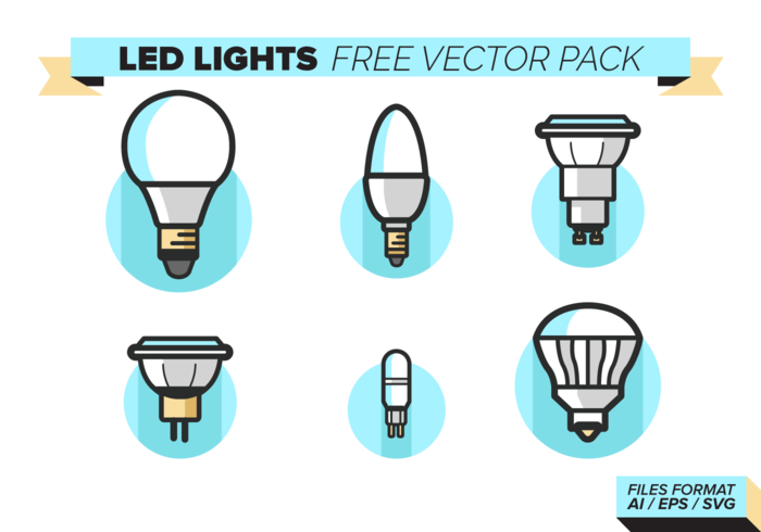 Led Lights Icons Free Vector Pack Led Lights Icons Free Vector Pack