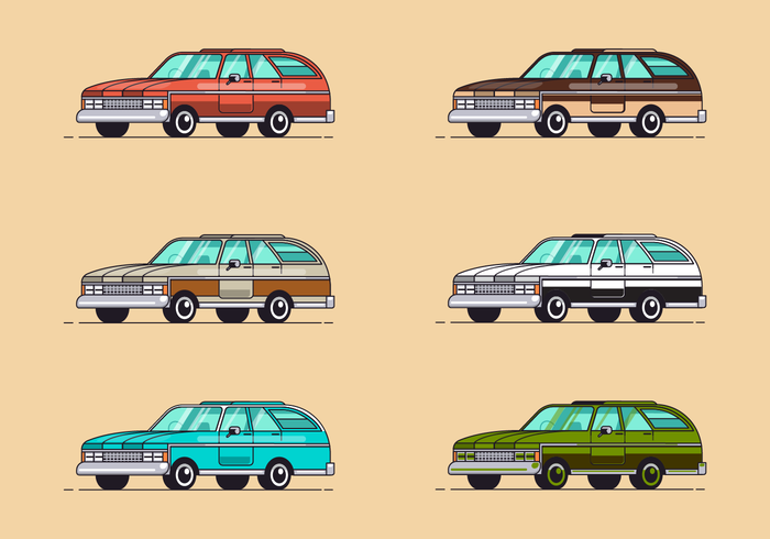 Cool Station Wagon Vector Cool Station Wagon Vector