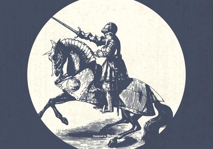Vintage Vector Cavalry Illustration Vintage Vector Cavalry Illustration
