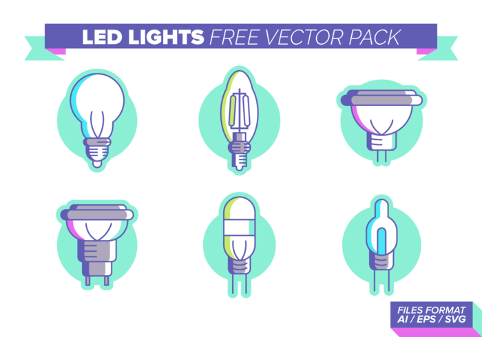 Led Lights Icons Free Vector Pack Led Lights Icons Free Vector Pack