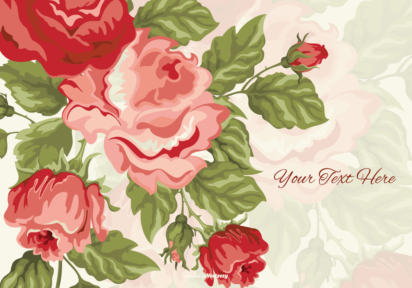 Beautiful Spring Floral Background Download Free Vector