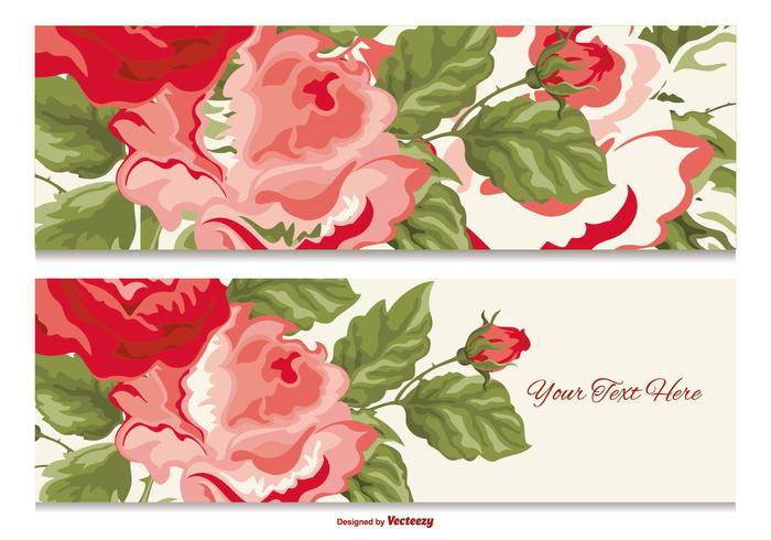 Floral Banner Collection Floral Banner Collection