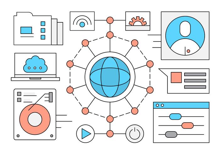 Redes Globales Lineales vector