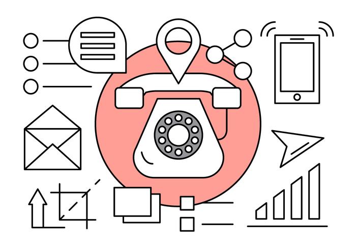 Free Communication Technology Vector Elements Free Communication Technology Vector Elements