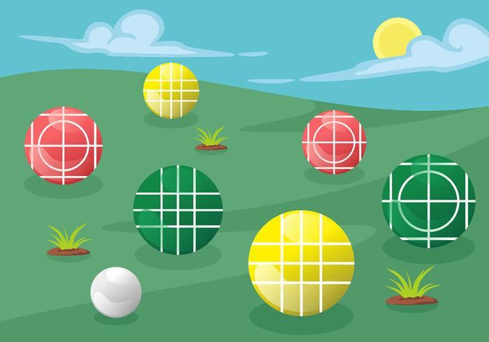 Bocce Vector Illustration