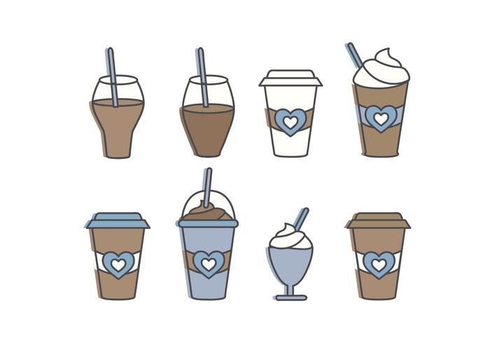 Outline Vector Beverages Outline Vector Beverages