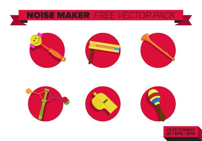 Noise Maker Free Vector Pack Noise Maker Free Vector Pack