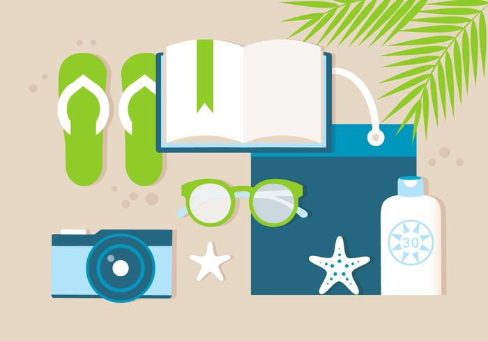 Free Design Vector Summer Time Elements