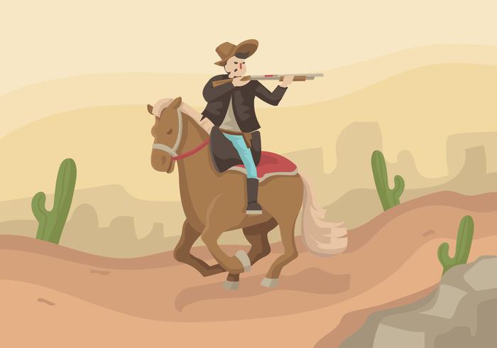 Horseman Cavalry Vector Illustration