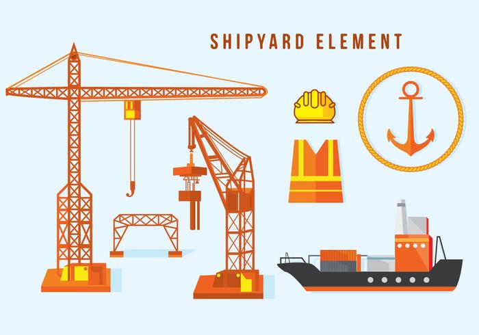 Shipyard Element vector