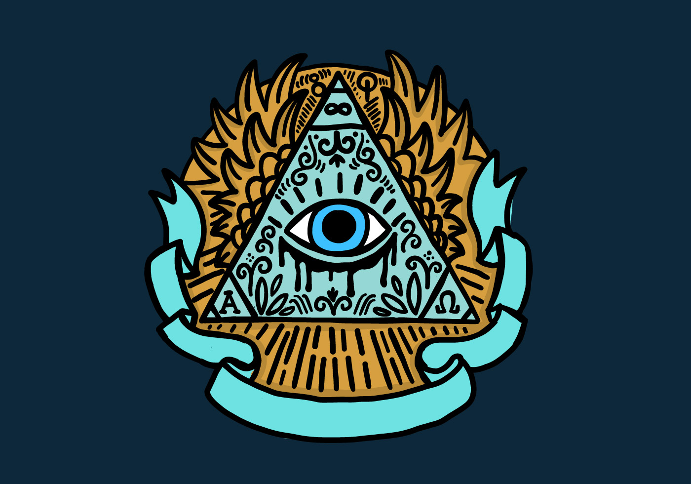 Illuminati eye pyramid - Download Free Vectors, Clipart ...
