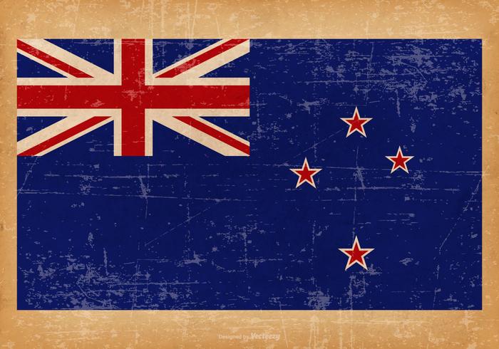 Grunge Flag of New Zealand vector