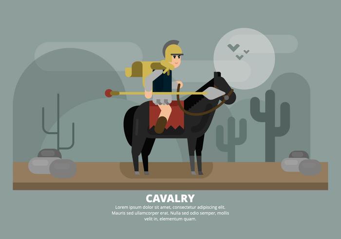 Cavalry Illustration vector