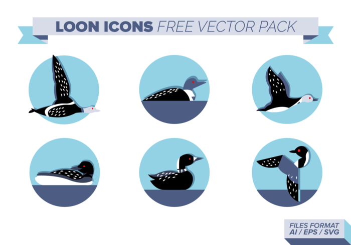 Loon Icons Free Vector Pack Loon Icons Free Vector Pack