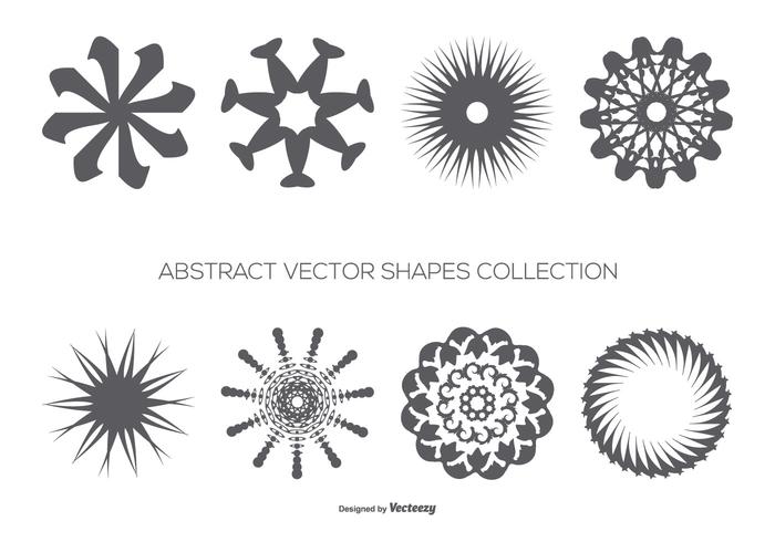 Colección abstracta de formas vectoriales vector