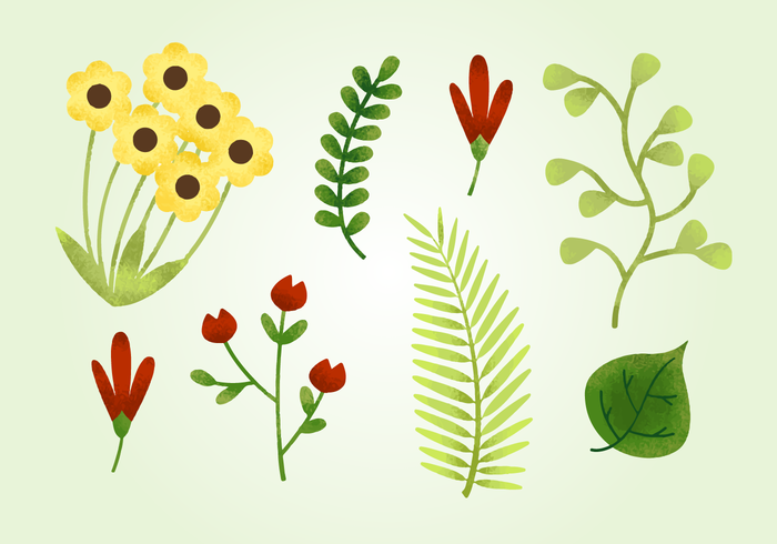 Free Grainy Natural Elements vector