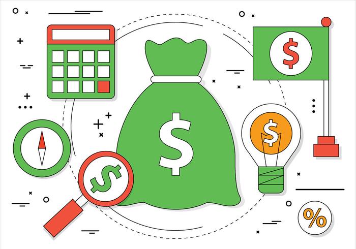 Free Flat Design Vector Business Icons Free Flat Design Vector Business Icons
