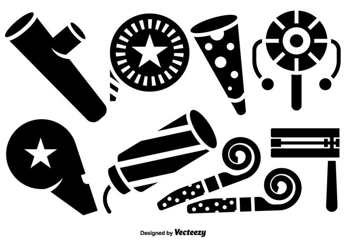 Noise Maker Vector Icons Noise Maker Vector Icons