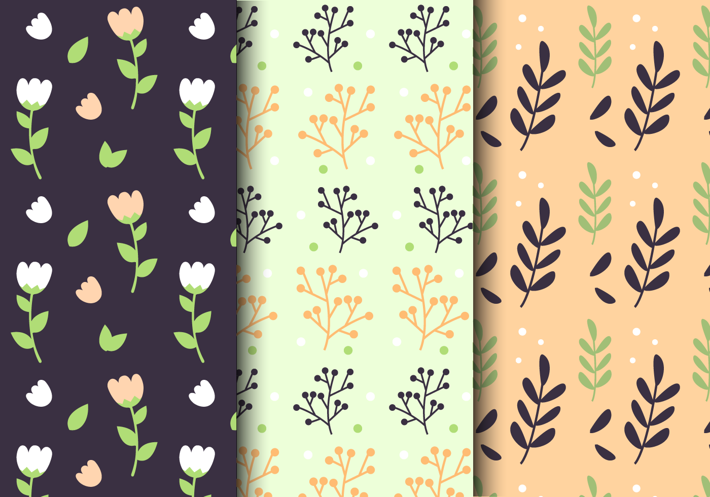 Free Autumn Floral Pattern 152593 - Download Free Vectors ...