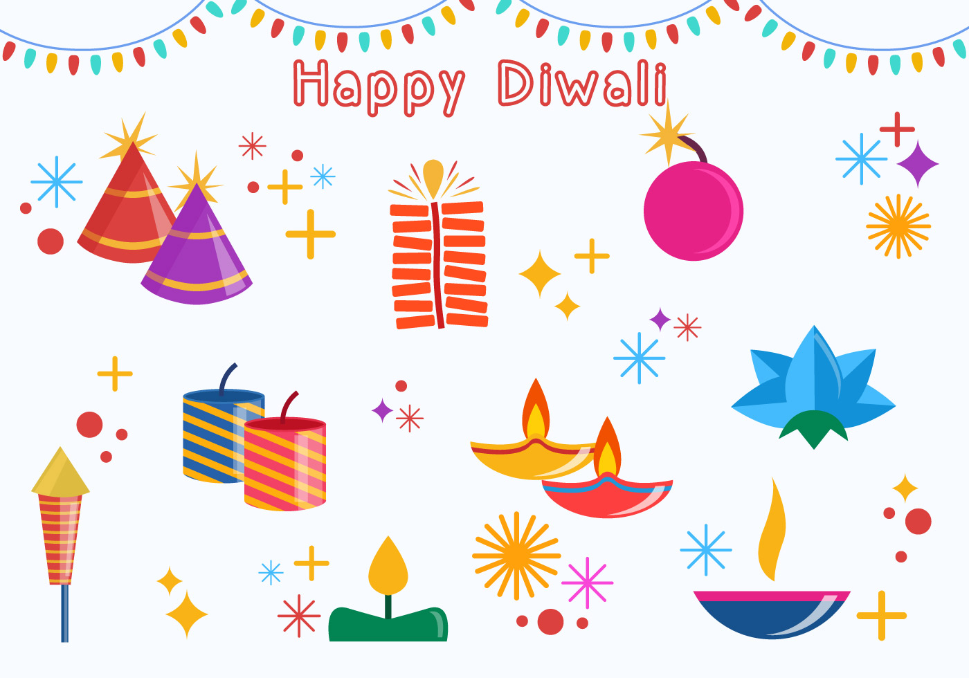 Happy Diwali Vector - Download Free Vectors, Clipart ...