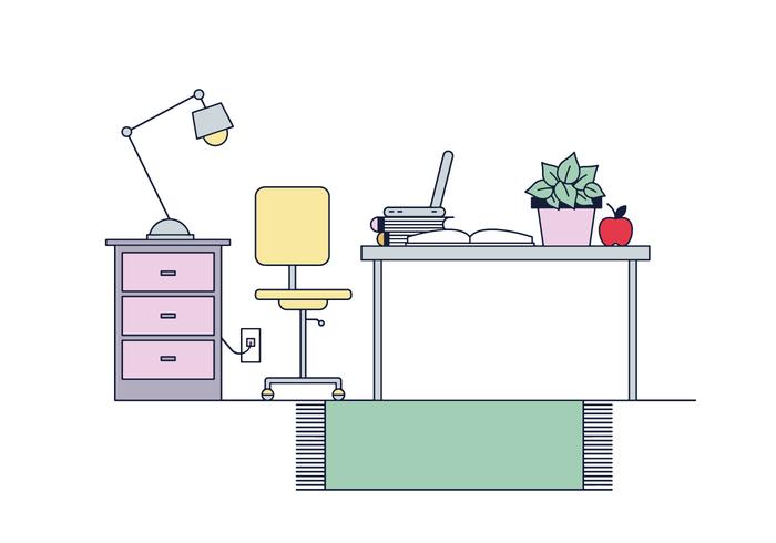 Free Desk Vector