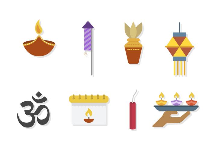 Flat Diwali Vectors