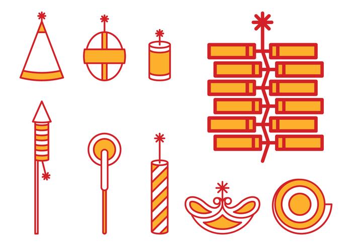 Diwali Crackers vector