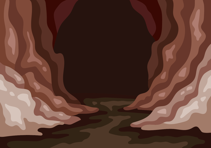 Ilustración de la Caverna vector